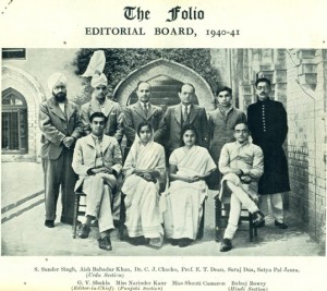 folio editorial board 1940-41